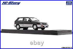 Hi Story HS360BK2 1/43 SUZUKI CULTUS 1300 GT-i 1987 Black / Silver Model Car