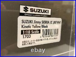 Ignition Model 1/18 IG1703 SUZUKI Jimny SIERRA JC JB74W Kinetic Yellow / Black