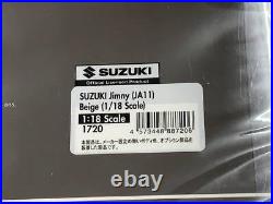 Ignition model 1/18 Suzuki Jimny Ja11 Beige Raise Lap-J16 Inch Ig1720