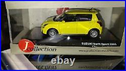J COLLECTION SUZUKI SWIFT SPORT 2005 JDM Yellow model car New In Case