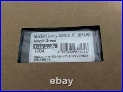 JDM IgnitionModel 1/18 MiniCar SUZUKI JimnySIERRA (JB74W) JungleGreen From Japan