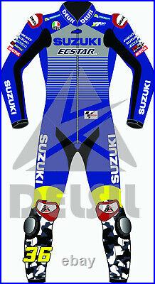 Joan Mir Suzuki Motorbike Rider's Leather Racing Suit Model MotoGP 2020