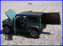 LCD 1/18 Scale Suzuki Jimny SUV Jungle Green Diecast Model Car Toy Collection