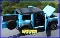 LCD 118 Suzuki Jimny Alloy Diecast Model Car Toys Hobby Gifts Ornaments Blue