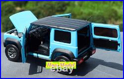 LCD 118 Suzuki Jimny Alloy Diecast Model Car Toys Hobby Gifts Ornaments Blue