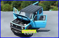 LCD 118 Suzuki Jimny Alloy Diecast Model Car Toys Hobby Gifts Ornaments Blue