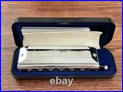 M. SUZUKI SCX-48 chromatic harmonica with hard case standard model used F/S Japan