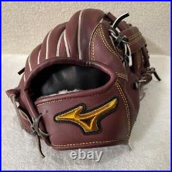 Mizuno Pro Baseball Hard Glove Special Order 11 Infield RHT HAGA Japan