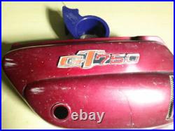 Original Suzuki early model side cover right GT750 with emblem Water Buffalo