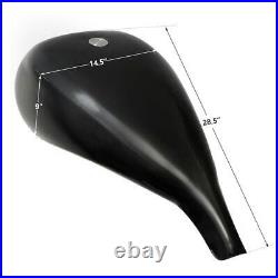 Painted 5 Extended 4.7 Gallon Fuel Gas Tank Fit For Harley Touring FL Chopper