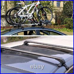 Pair Luggage Rack Roof Baggage Carrier Bar Rack Cross Bar For Most Car Models