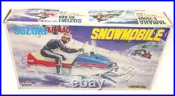 RARE VINTAGE SNOWMOBILE SUZUKI XR-440 MOTORIZED MODEL KIT by ARII from Japan New