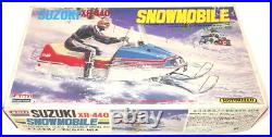 RARE VINTAGE SNOWMOBILE SUZUKI XR-440 MOTORIZED MODEL KIT by ARII from Japan New