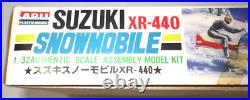 RARE VINTAGE SNOWMOBILE SUZUKI XR-440 MOTORIZED MODEL KIT by ARII from Japan New