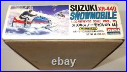 RARE VINTAGE SNOWMOBILE SUZUKI XR-440 MOTORIZED MODEL KIT by ARII from Japan New