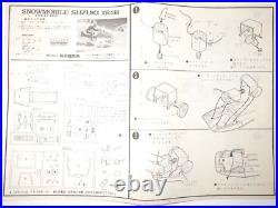 RARE VINTAGE SNOWMOBILE SUZUKI XR-440 MOTORIZED MODEL KIT by ARII from Japan New