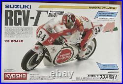 Rare Kyosho HANG-ON Racer SUZUKI RGV-? RVG-F 1/8 RC BIKE from Japan IN STOCK