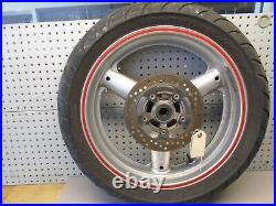 Rear Wheel Rim w Rotor Tire for Suzuki SV650 S 2003 to 2007 models S135