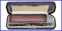 SUZUKI G-48W Chromatic Harmonica Gregoa Series Wooden Cover Model 3-Octave New