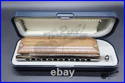 SUZUKI G-48W Chromatic Harmonica Gregoa Series Wooden Cover Model 3-Octave New