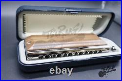 SUZUKI G-48W Chromatic Harmonica Gregoa Series Wooden Cover Model 3-Octave New