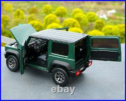 SUZUKI JIMNY 2019 SUV Metal Diecast Car Model 118 Scale Boys Gifts Green