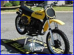 SUZUKI RM80 RM 80 SEAT 1977 TO 1978 MODEL REPRODUCTION Seat New Complete