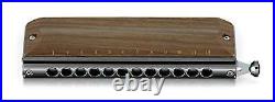 SUZUKI Suzuki Chromatic Harmonica Gregore Series Wooden Cover Model G-48W