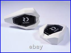 Suzuki DL 650 V-STROM 2012-2023 RD Moto Crash Frame Sliders White S37S-SL01-W