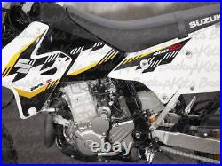 Suzuki Drz400 Graphic Kit Sticker Decals Calcomanias Model 2015 White