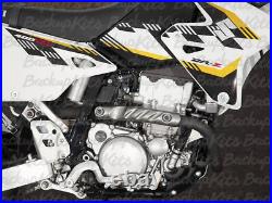 Suzuki Drz400 Graphic Kit Sticker Decals Calcomanias Model 2015 White