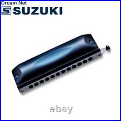 Suzuki G-48 Chromatic Harmonica Gregore Series Metal Cover Blue Model New