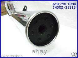 Suzuki GSX750 Exhaust Pipe L+R NOS GSX 750 Police Model Muffler 14301-31311