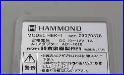 Suzuki Hek-1 Hammond JR 2003 Model Pedal Power Cable 37 Keys C Scale 3 Octaves