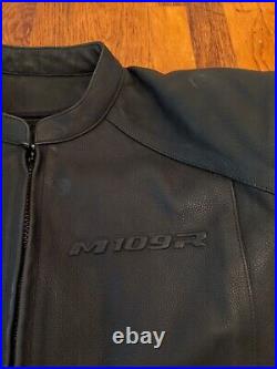 Suzuki Leather Motorcycle Jacket Limited Edition Boulevard M109R Armored w Liner