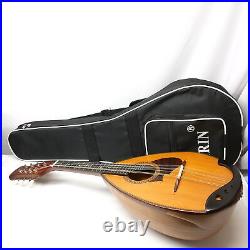 Suzuki Mandolin M-210 Brown Bowlback 1974 Vintage Entry Model Violin Bowl Back