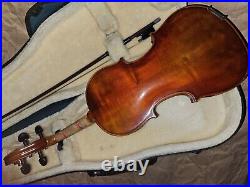 Suzuki model 2213 size 13 viola with case & bow. Japan. Very good condition