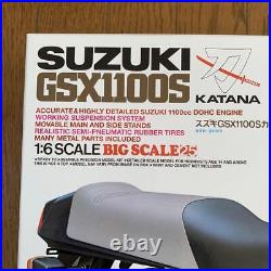 TAMIYA SUZUKI GSX1100S KATANA 16 scale model kit Big Scale 25 Unassembled japan