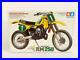 Tamiya 1/12 Motorcycle Series No. 13 Suzuki RM250 Motocrosser Plastic Model New