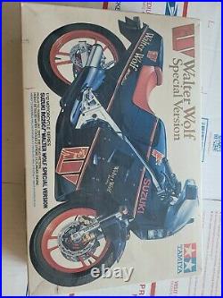 Tamiya 1/12 Suzuki RG250 Walter Wolf Special Motorcycle Model Kit #14053 Sealed