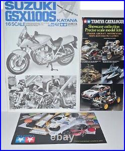 Tamiya 1/6 Motorcycle No. 25 Suzuki GSX 1100S Katana Model Kit 16025 Japan