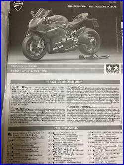 Tamiya Plastic model motorcycle kit 1/12 SUZUKI & Ducati Unassenbled