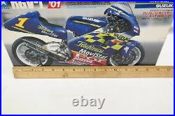 Tamiya Scale 1/12 Telefonica MoviStar SUZUKI RGV-R'01 Motorcycle Model Kit EL