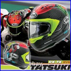 Tatsuki Arai Rx-7x Full Face Helmet Matte Model Suzuki Replica Japan
