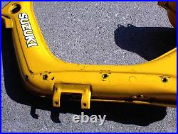 Vintage 1983 SUZUKI FA50 FRAME Model D YELLOW FA 50 with CLEAR CURRENT TITLE