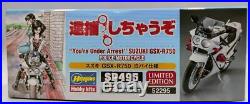 YOU'RE UNDER ARREST SUZUKI GSX-R750 police bike Hasegawa model kit