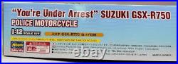 YOU'RE UNDER ARREST SUZUKI GSX-R750 police bike Hasegawa model kit